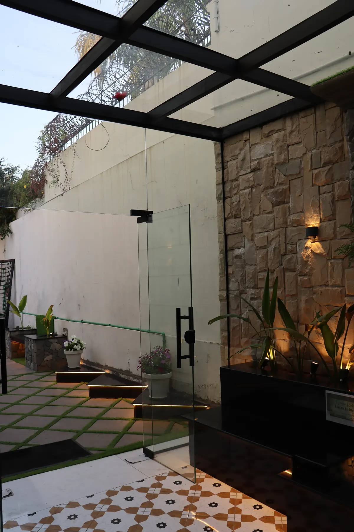 Outdoor area at Nestrix F6 guest house F-6 Islamabad